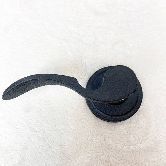 Lever Passage Door Handle In Matte Black hammered Metal - Picture 1 of 6